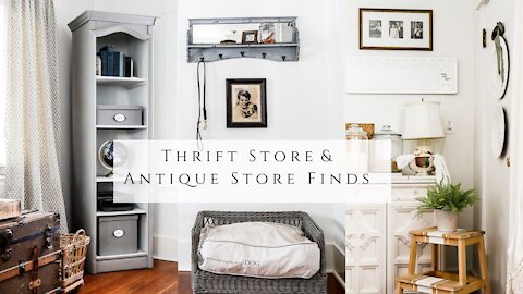 Thrift Store and Antique Store Finds & How to Use Them In Your Home