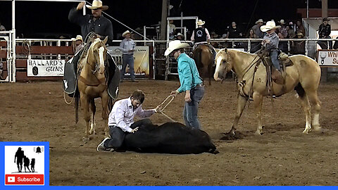 Double Mugging - 2021 White Deer Rodeo | Saturday