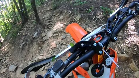 Brushy Mountain Motor Sports Park, Trail 9C on the KTM