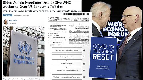 Great Reset | Biden Admin Gives WHO Authority Over U.S. Pandemic Policies | "Internet of Bodies Will Mean That Software Will Start Causing Physical HARM to Human Bodies." - Dr. Matwyshyn + What Is Patent US 2021/0082583 A1?