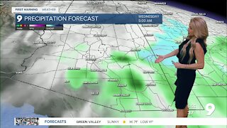 Warmer through Friday, rain chances return next week