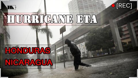 Hurricane Eta hits Honduras- severe flood and devastation. Storm Eta. Natural Disasters 2020