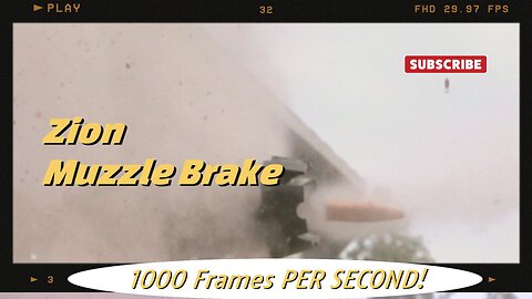 1000 Frame A Second! Muzzle Brake Test