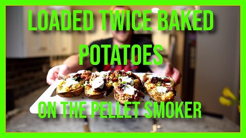 Smoked Pulled Pork Loaded Twice Baked Potatoes - BBQ Recipe and Tutorial!