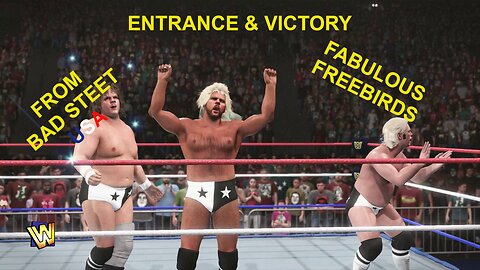WWE 2K23 Custom Entrance & Victory Fabulous Freebirds (Hayes, Gordy, Murphy) /w Custom Music