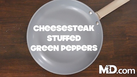 How to Make Cheesesteak Stuffed Green Peppers | MDelicious
