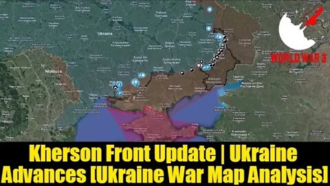 kherson frontline as battle | Ukraine Advances Ukraine War Map Analysis