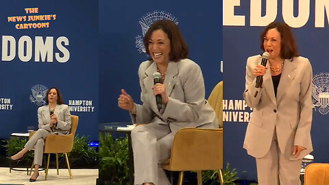 BREAKING! Cackling Kamala makes another super genius statement for brainwashed youth: "Here's the thing — we were all born knowing that there's nothing we can take for granted."
