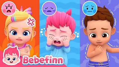 [NEW] 😭😡😰 Sharing My Emotions | It's Okay to Cry | Healthy Habits | Bebefinn Best Nursery Rhymes