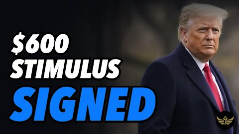 Swamp gets pork filled stimulus. Trump signs $600 relief, but wants $2000