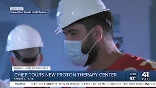 Chief tours new proton therapy center