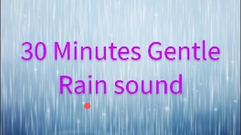 Rain sound for focus , rain flow sound, rain sound for stress relief