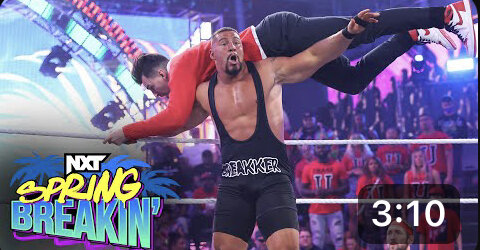 Bron Breakker crushes Andre Chase: NXT Spring Breakin' highlights, April 25, 2023