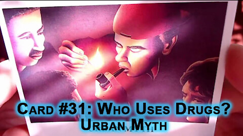 The Drug War Trading Cards, Card #31: Who Uses Drugs? Urban Myth [ASMR]