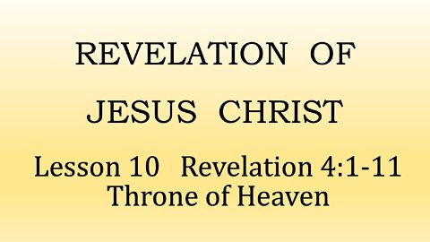Revelation 4:1-11
