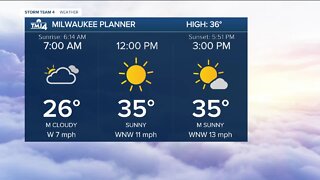 SE Wisconsin Weather: Mostly sunny, breezy, and chilly Wednesday