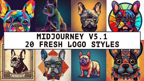 20 Fresh Logo Design Styles + FREE Vectorizing Tool (NO ILLUSTRATOR) Tutorial | MidJourney v5.1