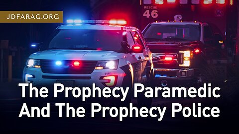 JD Farag "The Prophecy Paramedic And The Prophecy Police" Bible PU Dutch Subtitle 12-11-2023