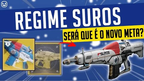 REGIME SUROS MELHOR FUZIL AUTOMÁTICO EXÓTICO DO CRISOL? | DESTINY 2 | #Dumallhd