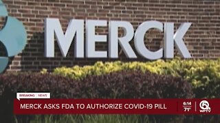 Merck asks FDA to authorize anti-COVID pill