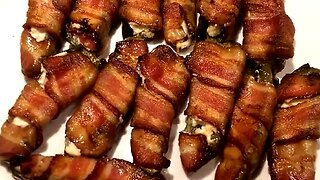 Bacon Wrapped Jalapeno Poppers