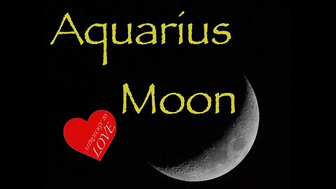 Astrology Aquarius Moon in the natal chart with fixed stars