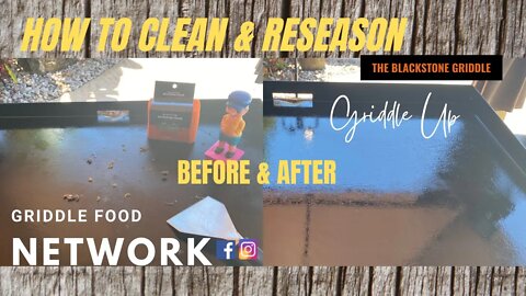 Blackstone Griddle Cleaning | 36” Blackstone Griddle Culinary Series | Griddle Reseasoning