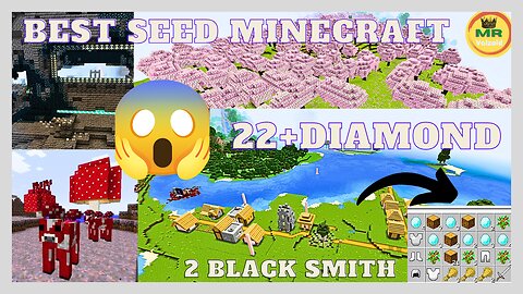 22+ diamonds and spawner in villages, best seed Minecraft in Hindi spawn in villages, p 08#minecraft