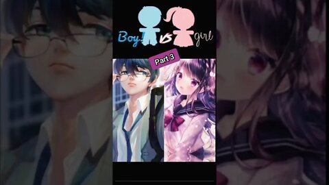 Boys anime Vs Girls anime {Part3} #shorts #anime #boyvsgirl #vs #whichone #animation #girlvsboy #yt