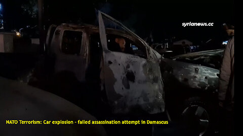 Car Explosion in Damascus - Mazzeh, Failed Assassination Attempt