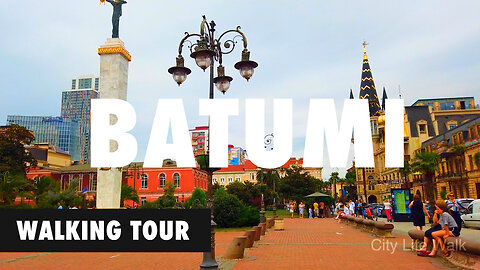 Batumi Walking Tour 🇬🇪 | What to See in Batumi, Georgia (Summer Vlog 🌞)