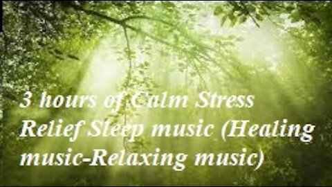 3 hours of Calm Stress Relief Sleep music (Healing music-Relaxing music)