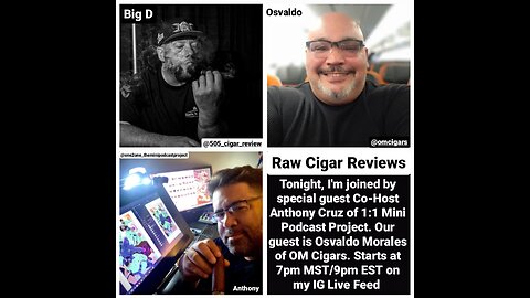Raw Cigar Review (Episode 44) Osvaldo Morales of OM Cigars