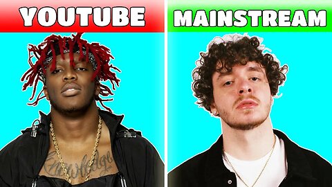 YOUTUBE RAPPERS vs MAINSTREAM RAPPERS 2023