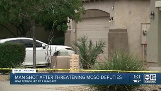 Man shot after threatening MCSO deputies with gun