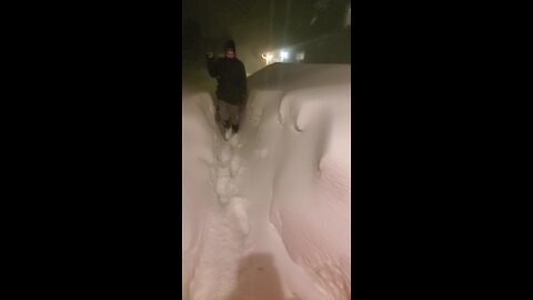 Over 90 centimeters of snowfall in one day during Newfoundland blizzard