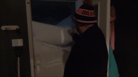 Epic blizzard leaves Canadian home buried in snow