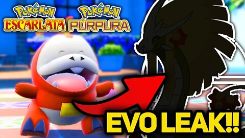 🐍 FUECOCO EVO LEAK!! POKÉMON ESCARLATA Y PURPURA FILTRACIONES