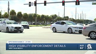 High visibility enforcement details in West Palm Beach