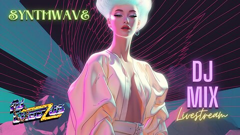 Synthwave DJ Mix Livestream #11 with Visuals - Presented by DJ Cheezus