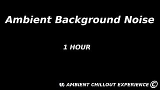Ambient Background Sounds - with rain , thunder and coffee shop 1 HOUR [ #001 ] 🦕