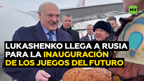 Alexánder Lukashenko aterriza en Kazán para asistir a los Juegos del Futuro