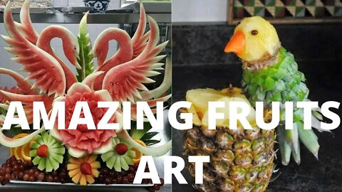 AMAZING FRUITS ART😍💯🔥 #sabircool #art #talent #motivation