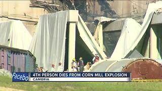 Fourth person dies from corn mill explosion