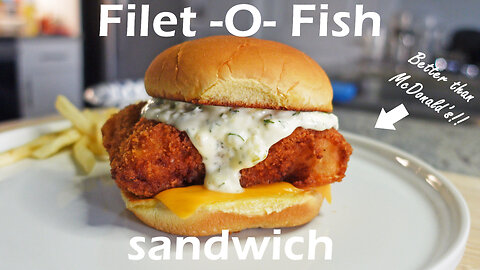Best Fish Sandwich | Filet O Fish Copy | Better Than McDonald's