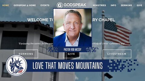 Pastor Rob McCoy | Love That Moves Mountains | Liberty Station Faith Friday