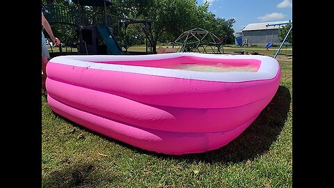 Read Buyer Reviews: Sponsored Ad - Toysical Inflatable Pool - 118 x 72 x 22” Above Ground Pool...