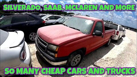 So Many Cheap Cars At Copart, Silverado, VW, And A McLaren 720 @CopartTV