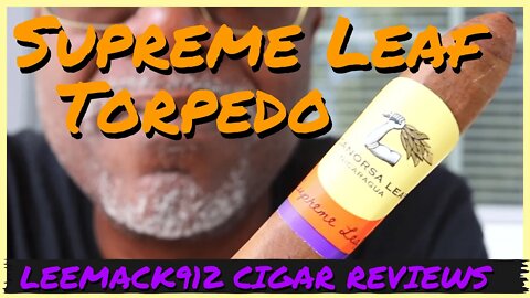 AGANORSA Limited Edition Supreme Leaf Torpedo Cigar Review | #leemack912 (S07 E116)