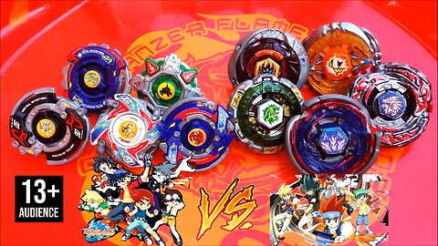 BLADEBREAKERS vs 4 SEASONS BLADERS - EPIC TEAM BEYBLADE BATTLE : HMS vs 4D - Metal Fight vs HMS